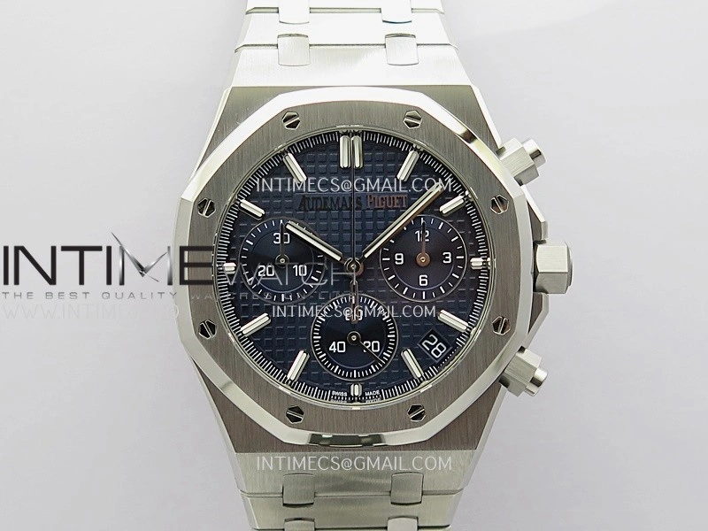Royal Oak Chrono 26240 SS V2 APSF 1:1 Best Edition Blue Dial on SS Bracelet SA4401 Super Clone