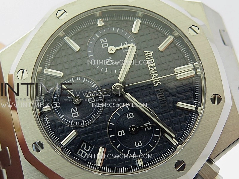 Royal Oak Chrono 26240 SS V2 APSF 1:1 Best Edition Blue Dial on SS Bracelet SA4401 Super Clone