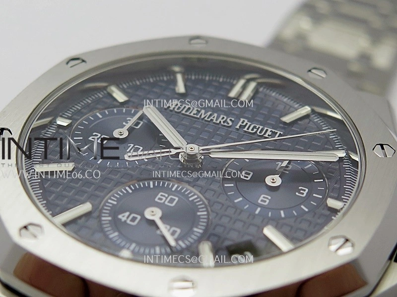 Royal Oak Chrono 26240 SS V2 APSF 1:1 Best Edition Blue Dial on SS Bracelet SA4401 Super Clone