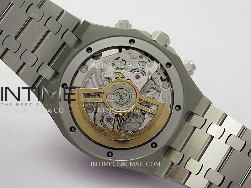 Royal Oak Chrono 26240 SS V2 DDF 1:1 Best Edition Black Dial On SS Bracelet Super Clone DD4401