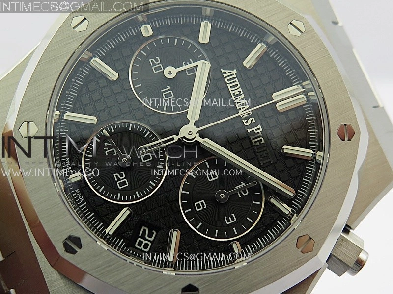 Royal Oak Chrono 26240 SS V2 DDF 1:1 Best Edition Black Dial On SS Bracelet Super Clone DD4401