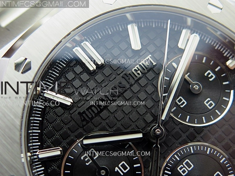 Royal Oak Chrono 26240 SS V2 DDF 1:1 Best Edition Black Dial On SS Bracelet Super Clone DD4401