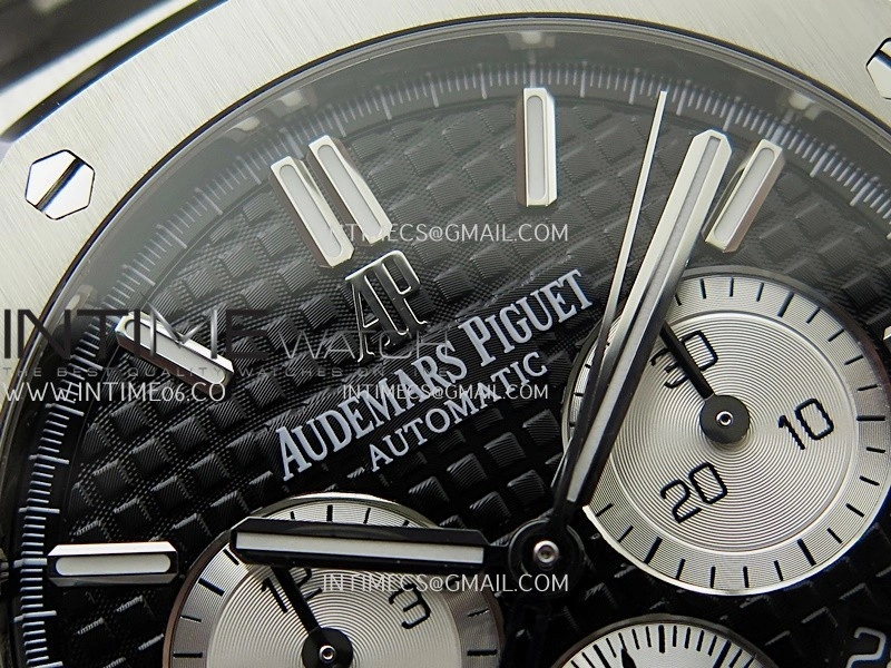 Royal Oak Chrono 26331 SS APSF 1:1 Best Edition Black Dial Silver Subdial On SS Bracelet A2385