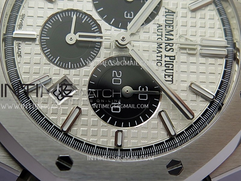 Royal Oak Chrono 26331 SS APSF 1:1 Best Edition Silver Dial Black Subdial On SS Bracelet A2385