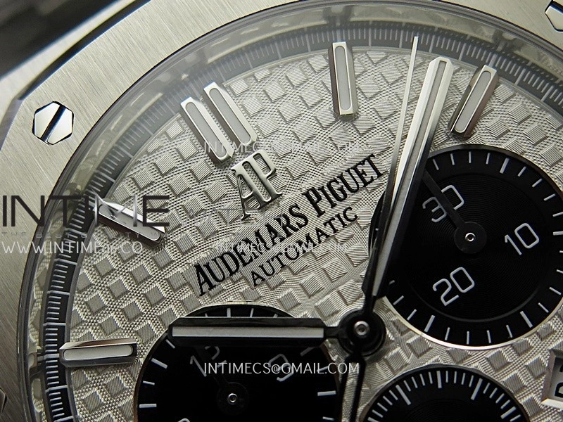 Royal Oak Chrono 26331 SS APSF 1:1 Best Edition Silver Dial Black Subdial On SS Bracelet A2385