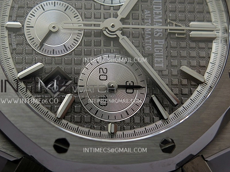 Royal Oak Chrono 26331ST SS IPF 1:1 Best Edition Gray Dial Silver Subdial on SS Bracelet A7750