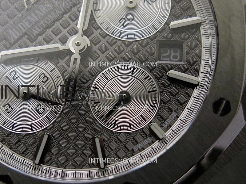 Royal Oak Chrono 26331ST SS IPF 1:1 Best Edition Gray Dial Silver Subdial on SS Bracelet A7750
