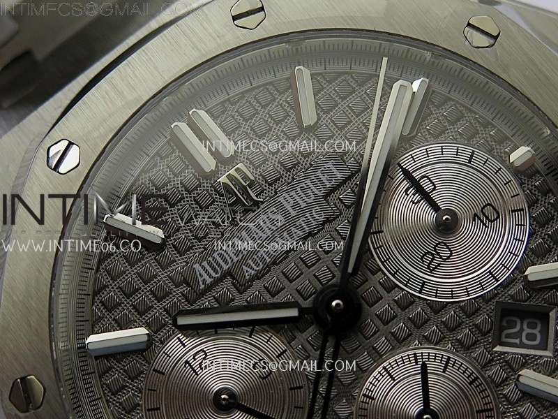 Royal Oak Chrono 26331ST SS IPF 1:1 Best Edition Gray Dial Silver Subdial on SS Bracelet A7750