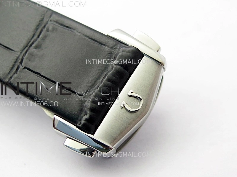 Constellation 39mm SS VSF 1:1 Best Edition Black Dial on Black Leather Strap A8800