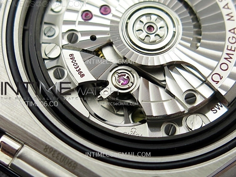 Constellation 39mm SS VSF 1:1 Best Edition Black Dial on Black Leather Strap A8800