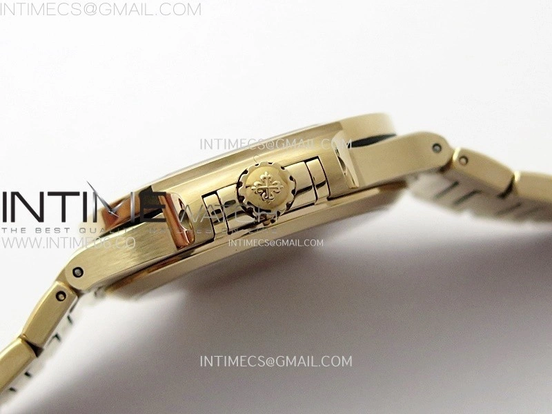 Nautilus 7118 1300R-001 Color Diamonds Bezel RG PPF 1:1 Best Edition RG Dial on RG Bracelet A324 Super Clone