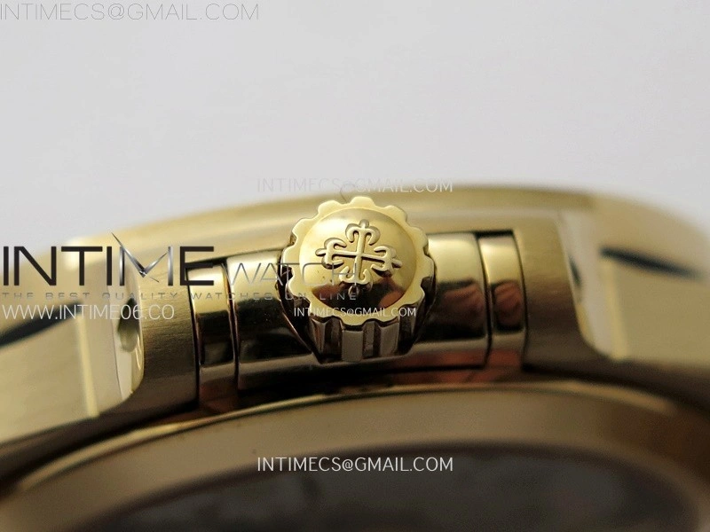 Nautilus 7118 1300R-001 Color Diamonds Bezel RG PPF 1:1 Best Edition RG Dial on RG Bracelet A324 Super Clone