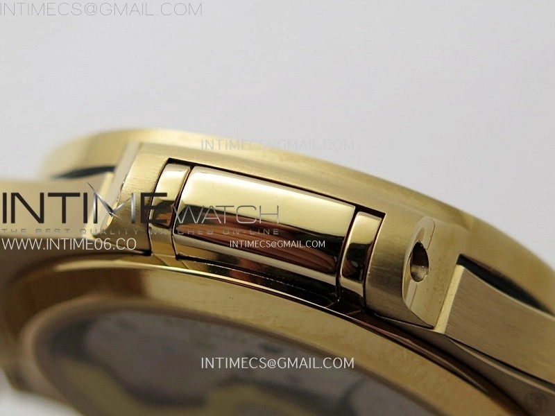 Nautilus 7118 1300R-001 Color Diamonds Bezel RG PPF 1:1 Best Edition RG Dial on RG Bracelet A324 Super Clone