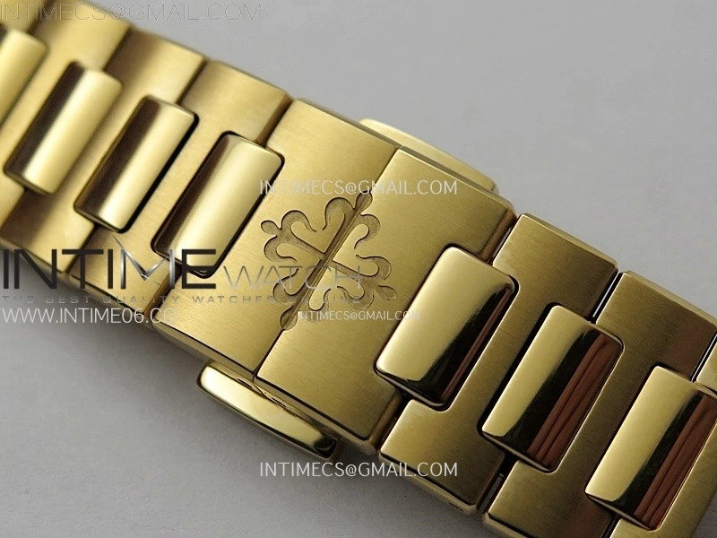 Nautilus 7118 1300R-001 Color Diamonds Bezel RG PPF 1:1 Best Edition RG Dial on RG Bracelet A324 Super Clone
