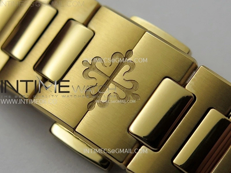 Nautilus 7118 1300R-001 Color Diamonds Bezel RG PPF 1:1 Best Edition RG Dial on RG Bracelet A324 Super Clone