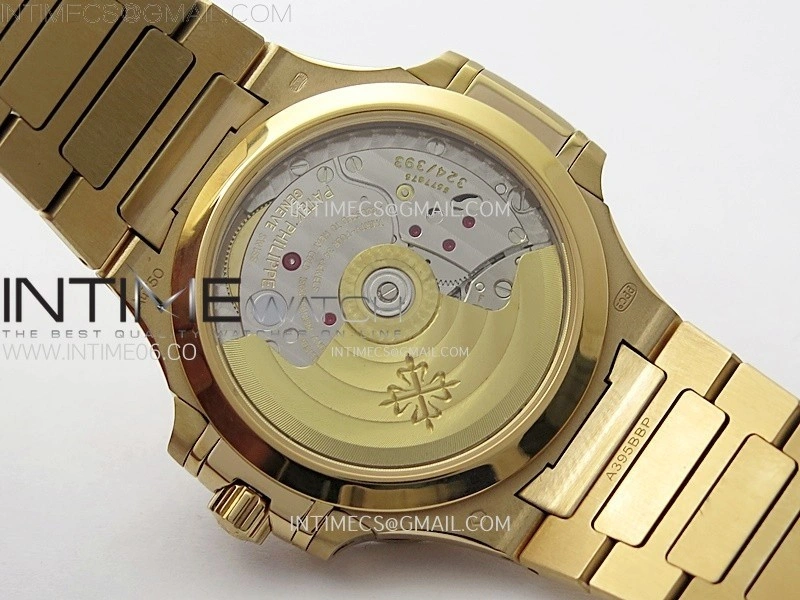 Nautilus 7118 1300R-001 Color Diamonds Bezel RG PPF 1:1 Best Edition RG Dial on RG Bracelet A324 Super Clone