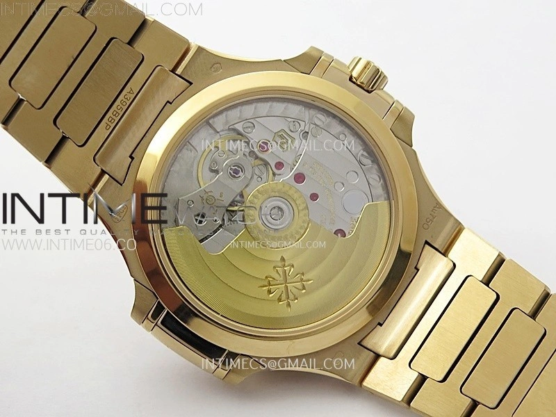 Nautilus 7118 1300R-001 Color Diamonds Bezel RG PPF 1:1 Best Edition RG Dial on RG Bracelet A324 Super Clone