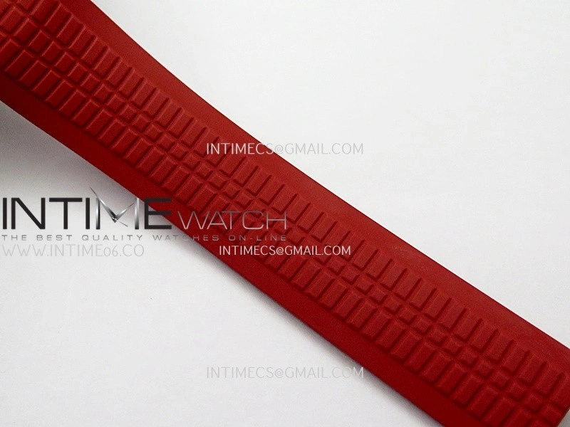 Aquanaut 5167 Singapore 2019 SS DDF 1:1 Best Edition Black Dial On Red Rubber Strap Super Clone DD324