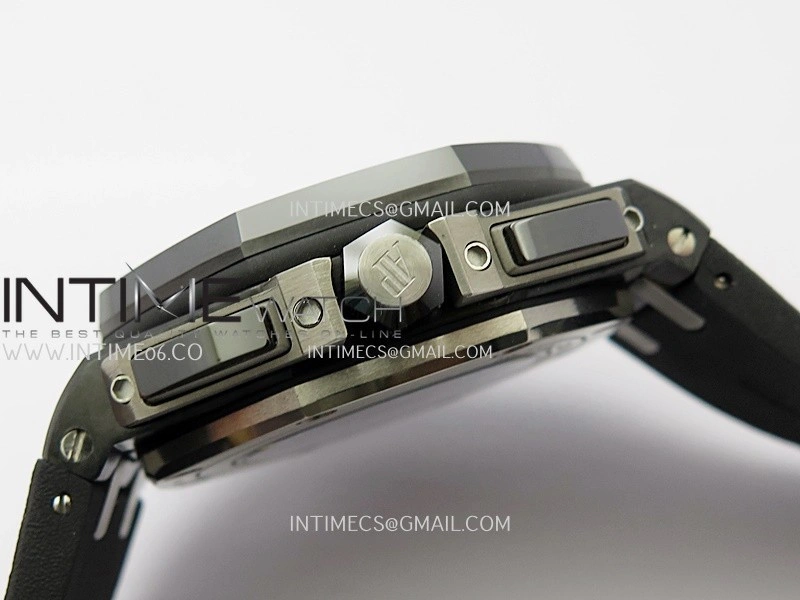 Royal Oak Offshore 44mm Real Carbon APJF 1:1 Best Edition Black Dial on Black Rubber Strap A3126