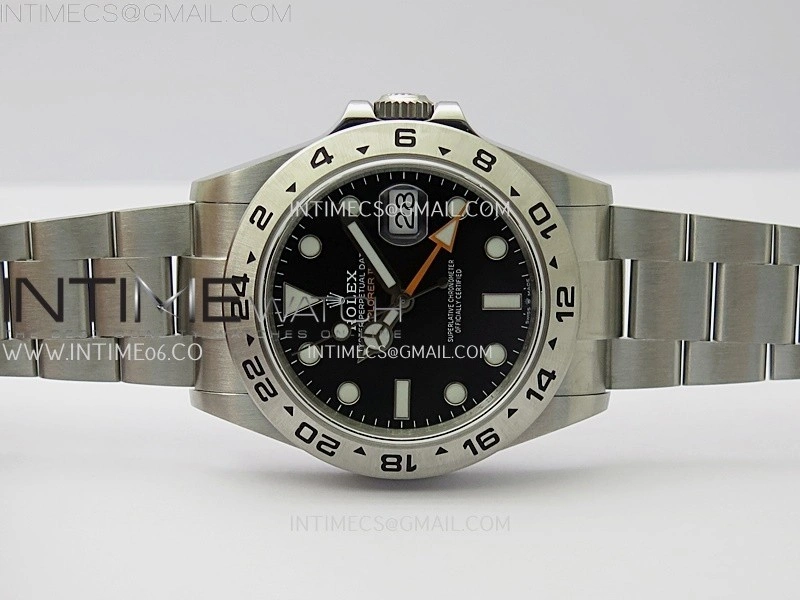 Explorer II 42mm 226570 904L SS QF 1:1 Best Edition Black Dial on Bracelet SH3285 CHS