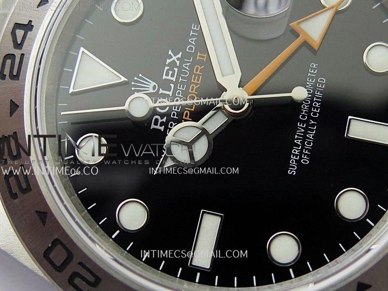 Explorer II 42mm 226570 904L SS QF 1:1 Best Edition Black Dial on Bracelet SH3285 CHS