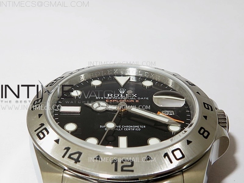 Explorer II 42mm 226570 904L SS QF 1:1 Best Edition Black Dial on Bracelet SH3285 CHS