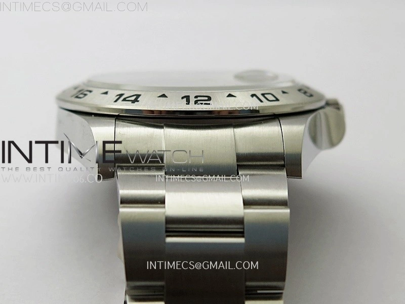 Explorer II 42mm 226570 904L SS QF 1:1 Best Edition Black Dial on Bracelet SH3285 CHS