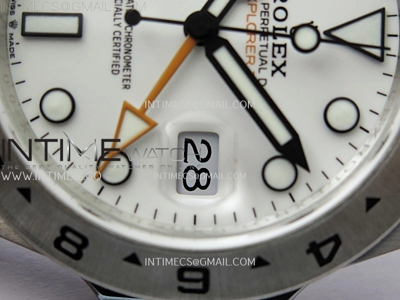 Explorer II 42mm 226570 904L SS QF 1:1 Best Edition White Dial on Bracelet SH3285 CHS