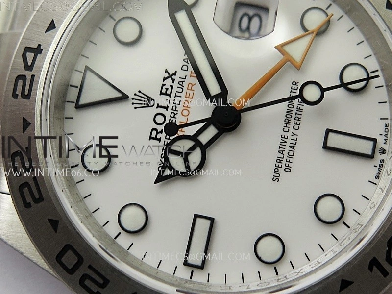 Explorer II 42mm 226570 904L SS QF 1:1 Best Edition White Dial on Bracelet SH3285 CHS