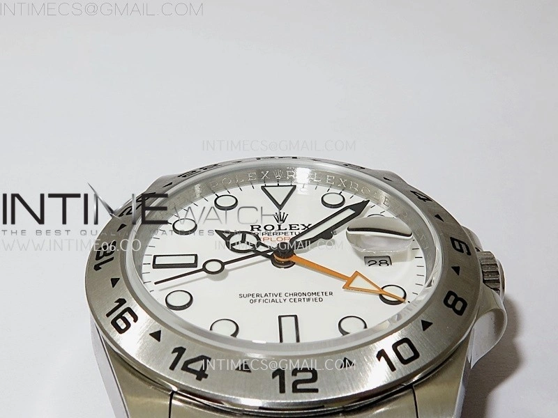 Explorer II 42mm 226570 904L SS QF 1:1 Best Edition White Dial on Bracelet SH3285 CHS