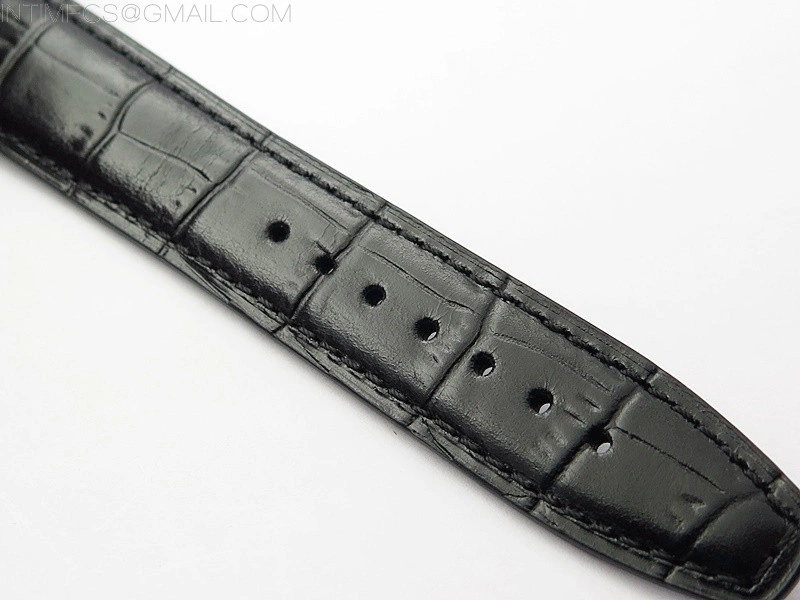 Portuguese IW358304 ZF 1:1 Best Edition SS Blue Dial on Black Leather Strap A82200