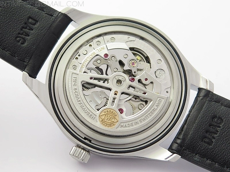 Portuguese IW358304 ZF 1:1 Best Edition SS Blue Dial on Black Leather Strap A82200