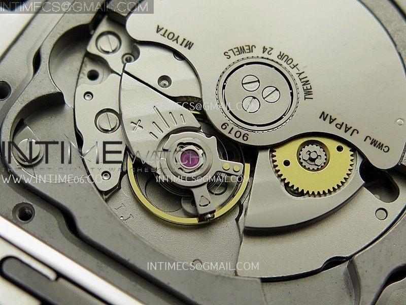 Santos de Cartier 40mm SS DLC GF 1:1 Best Edition Gray Dial On SS Bracelet MIYOTA 9015