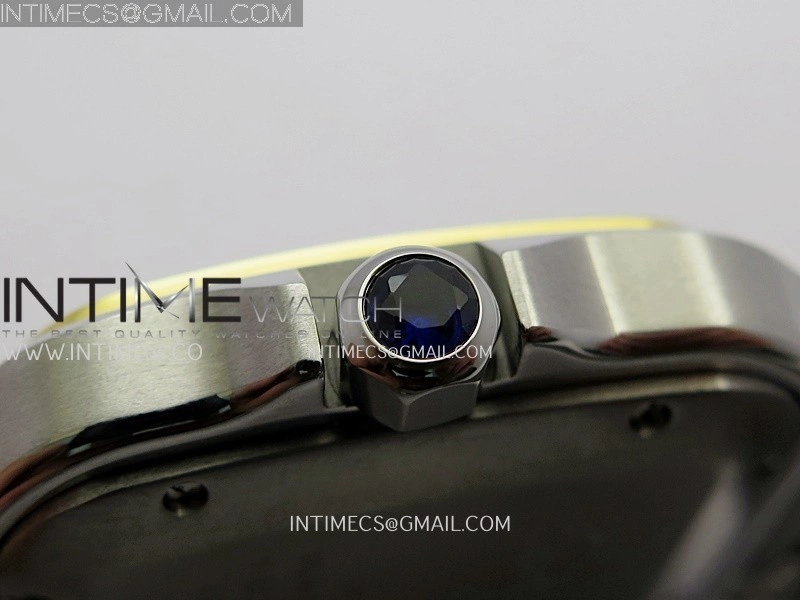 Santos de Cartier 40mm SS YG GF 1:1 Best Edition White Dial On SS Bracelet MIYOTA 9015