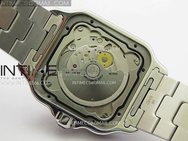Santos de Cartier 40mm SS YG GF 1:1 Best Edition White Dial On SS Bracelet MIYOTA 9015