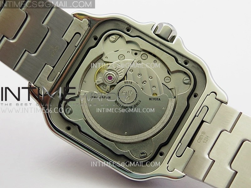 Santos de Cartier 40mm SS YG GF 1:1 Best Edition White Dial On SS Bracelet MIYOTA 9015