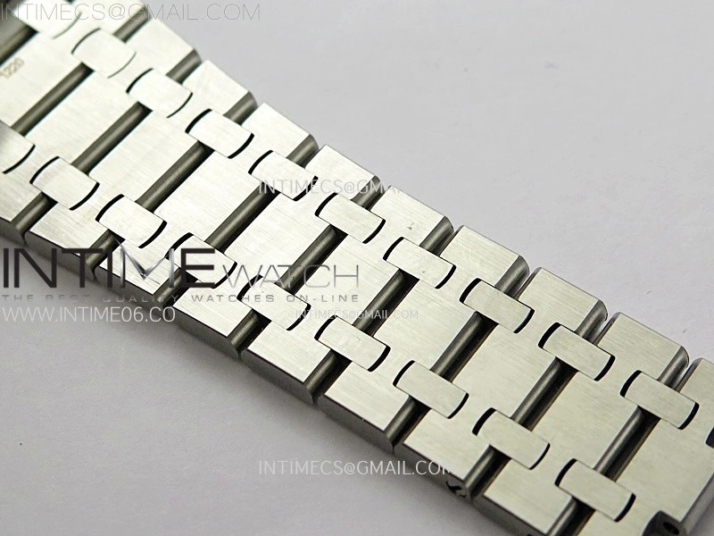 Royal Oak 41mm 15410 Frosted SS ZF 1:1 Best Edition Blue Textured Dial on SS Bracelet SA3120 Super Clone
