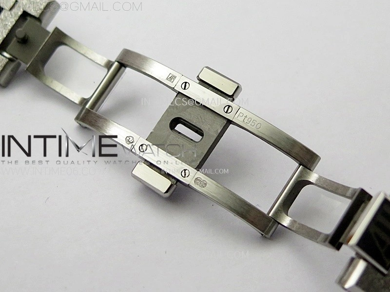 Royal Oak 41mm 15410 Frosted SS ZF 1:1 Best Edition Blue Textured Dial on SS Bracelet SA3120 Super Clone