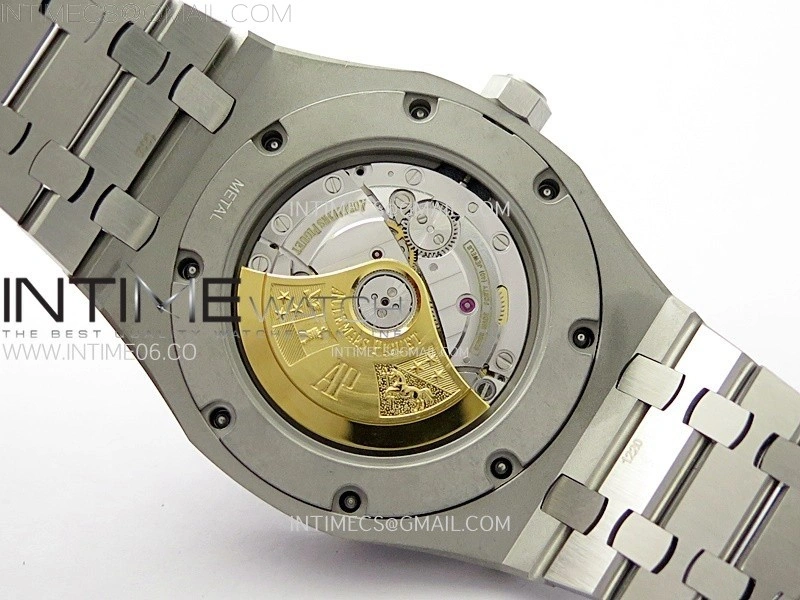 Royal Oak 41mm 15410 Frosted SS ZF 1:1 Best Edition Blue Textured Dial on SS Bracelet SA3120 Super Clone