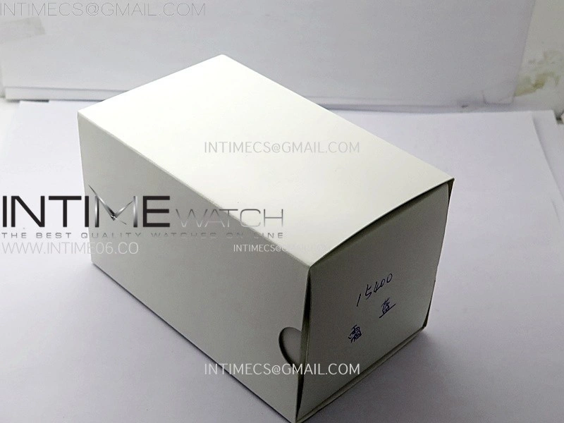 Royal Oak 41mm 15410 Frosted SS ZF 1:1 Best Edition Blue Textured Dial on SS Bracelet SA3120 Super Clone