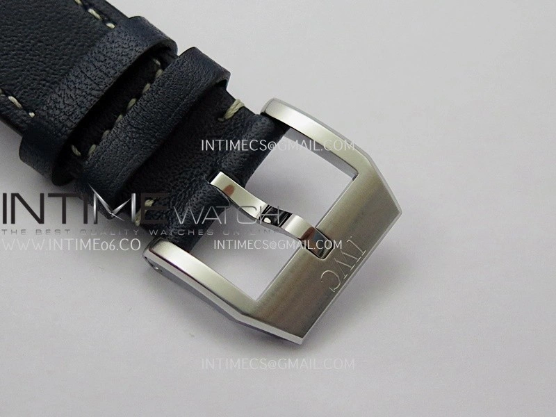 Pilot Watch IW388111 SS APSF 1:1 Best Edition Blue Dial On Blue Leather Strap A69385