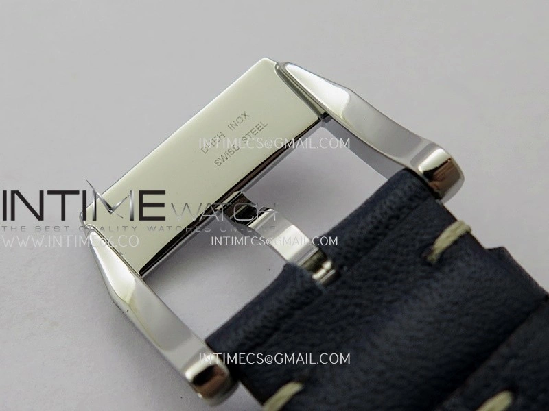 Pilot Watch IW388111 SS APSF 1:1 Best Edition Blue Dial On Blue Leather Strap A69385