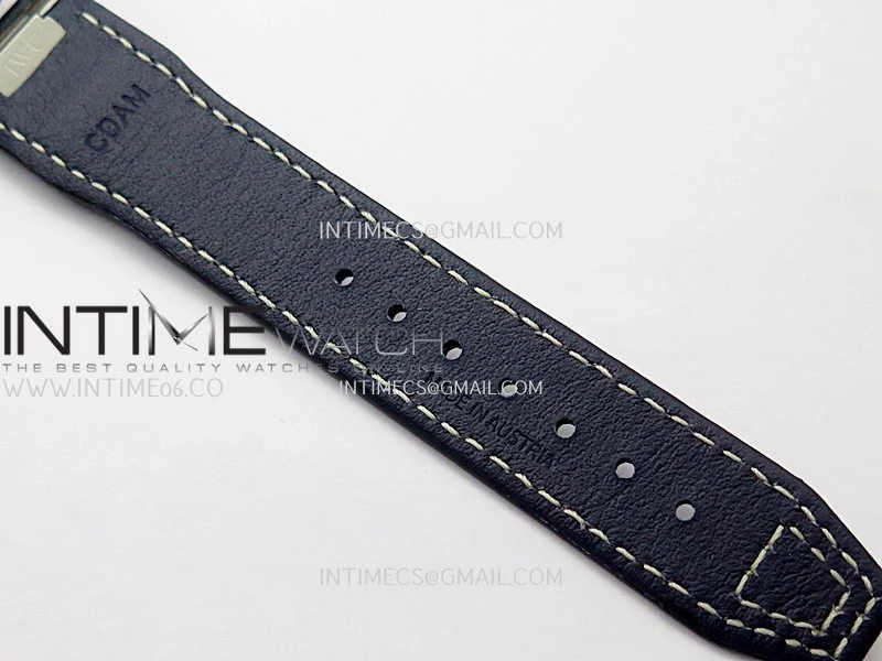 Pilot Watch IW388111 SS APSF 1:1 Best Edition Blue Dial On Blue Leather Strap A69385