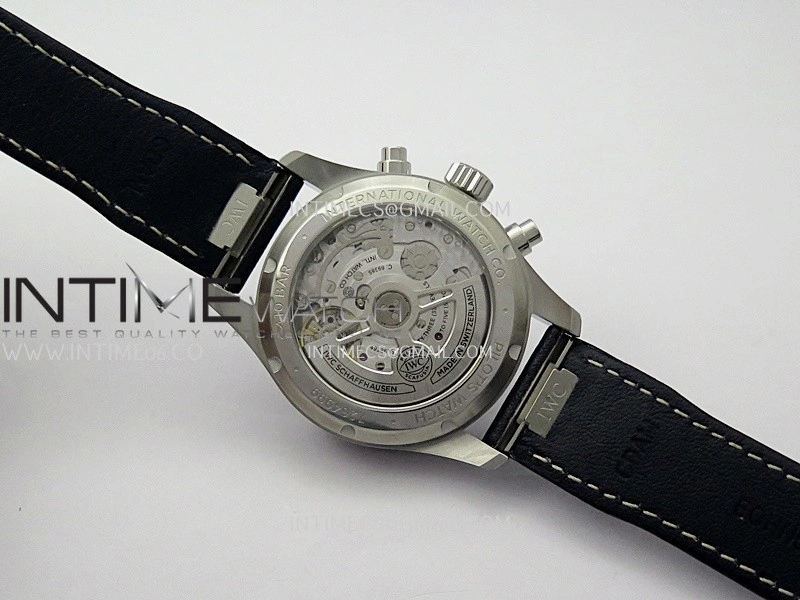 Pilot Watch IW388111 SS APSF 1:1 Best Edition Blue Dial On Blue Leather Strap A69385