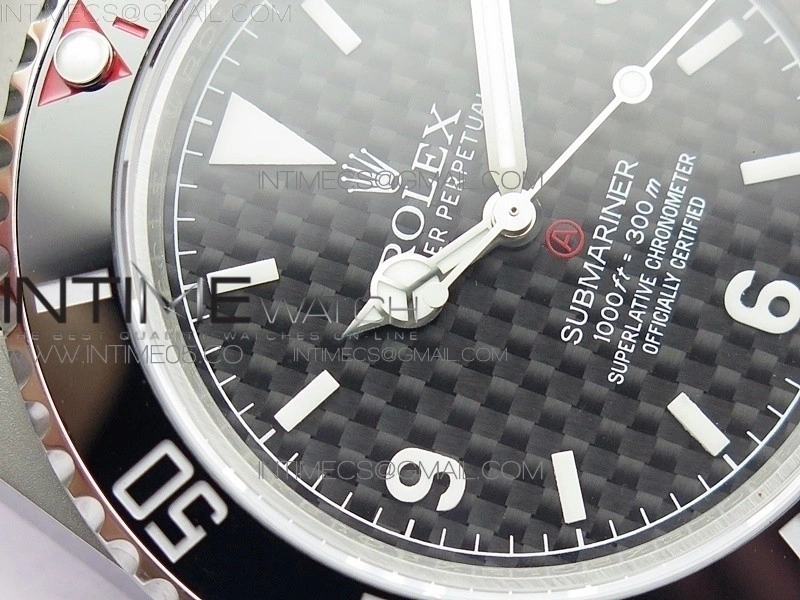 The Rough Matt Carbon Sandblast SS GMF Best Edition Carbon Dial on SS Bracelet SA3130