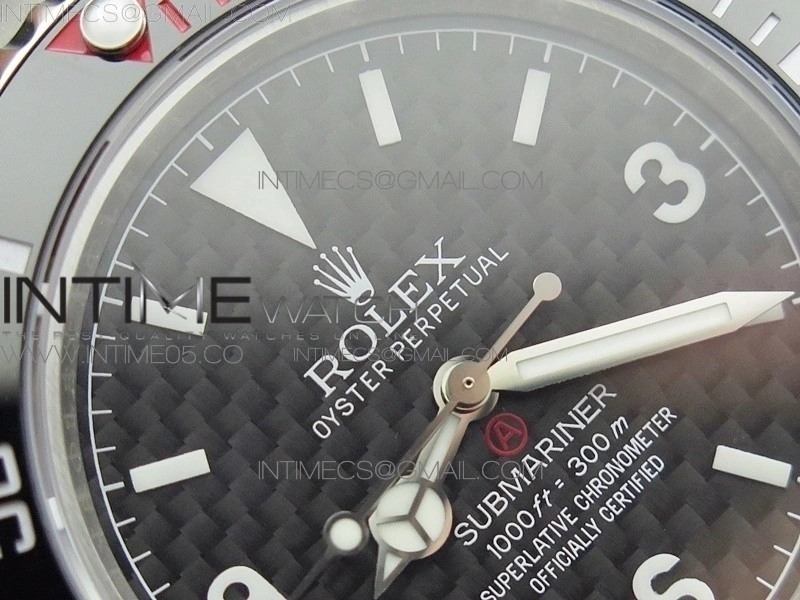 The Rough Matt Carbon Sandblast SS GMF Best Edition Carbon Dial on SS Bracelet SA3130