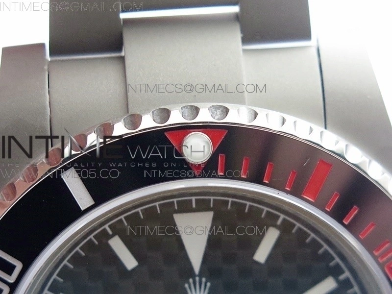 The Rough Matt Carbon Sandblast SS GMF Best Edition Carbon Dial on SS Bracelet SA3130