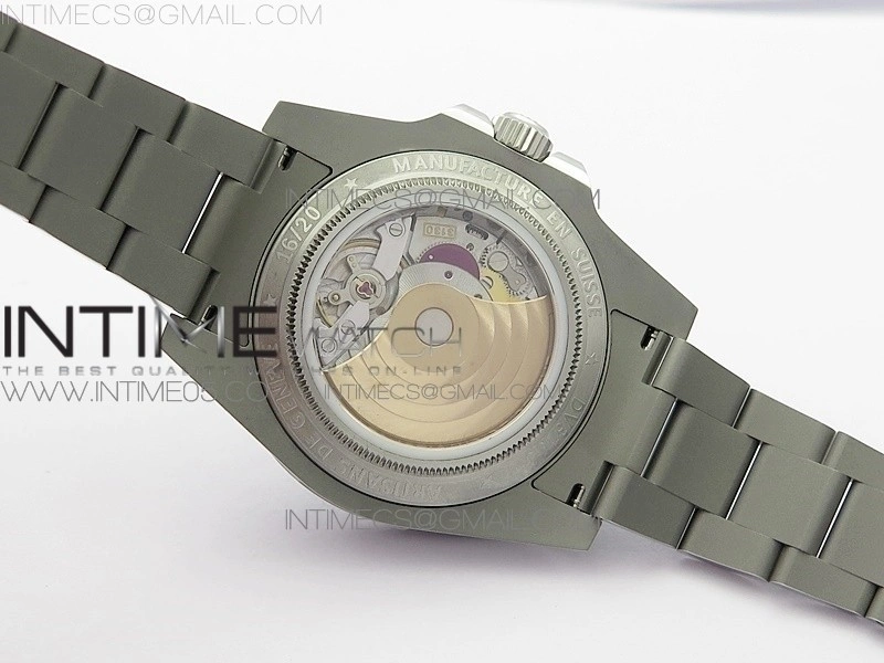The Rough Matt Carbon Sandblast SS GMF Best Edition Carbon Dial on SS Bracelet SA3130