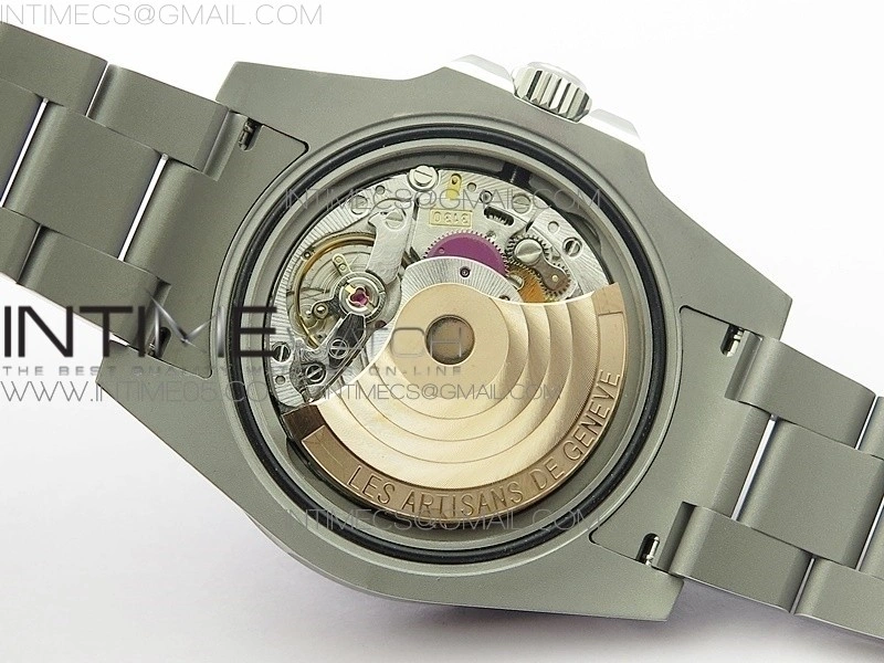The Rough Matt Carbon Sandblast SS GMF Best Edition Carbon Dial on SS Bracelet SA3130