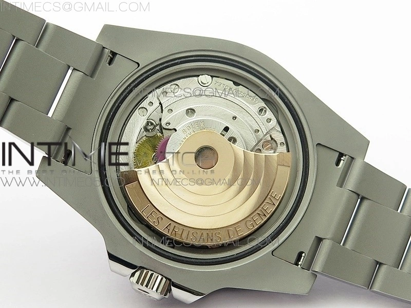 The Rough Matt Carbon Sandblast SS GMF Best Edition Carbon Dial on SS Bracelet SA3130